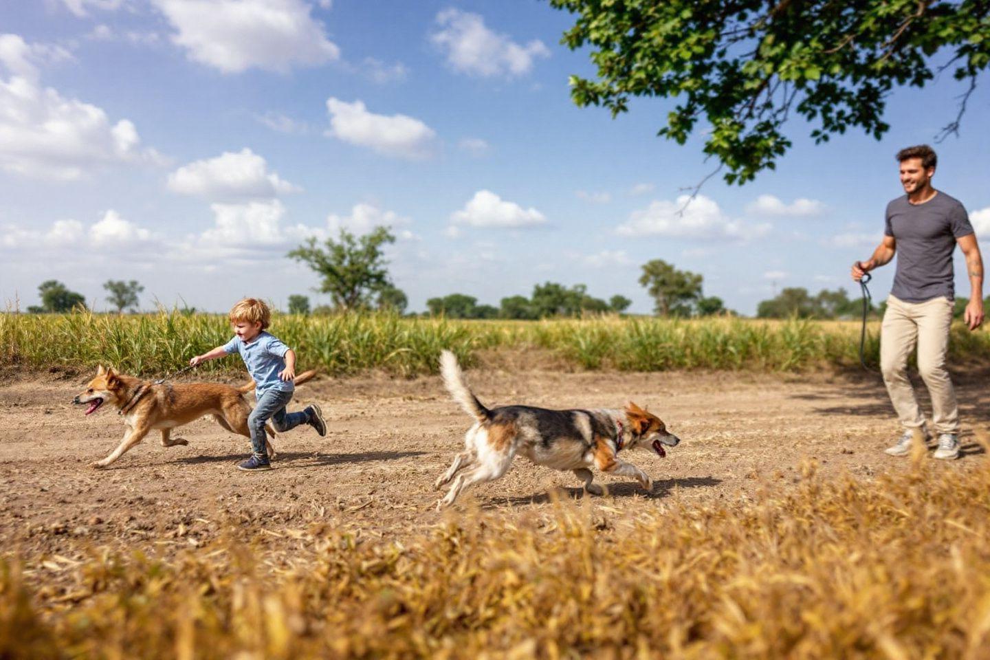 Père et fils attaqués par des chiens errants à Milhaud dans le Gard