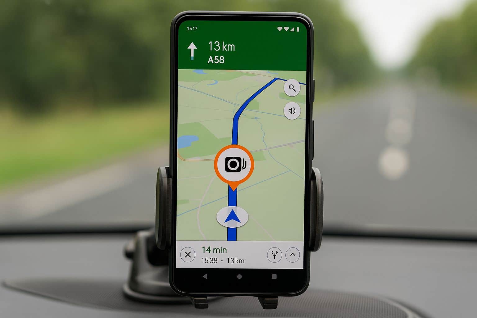 activer radar google maps