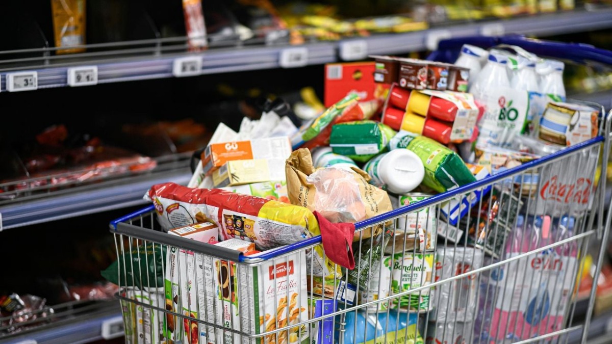 caddie de supermarché